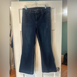 Talbots Dark Blue Flare Jeans